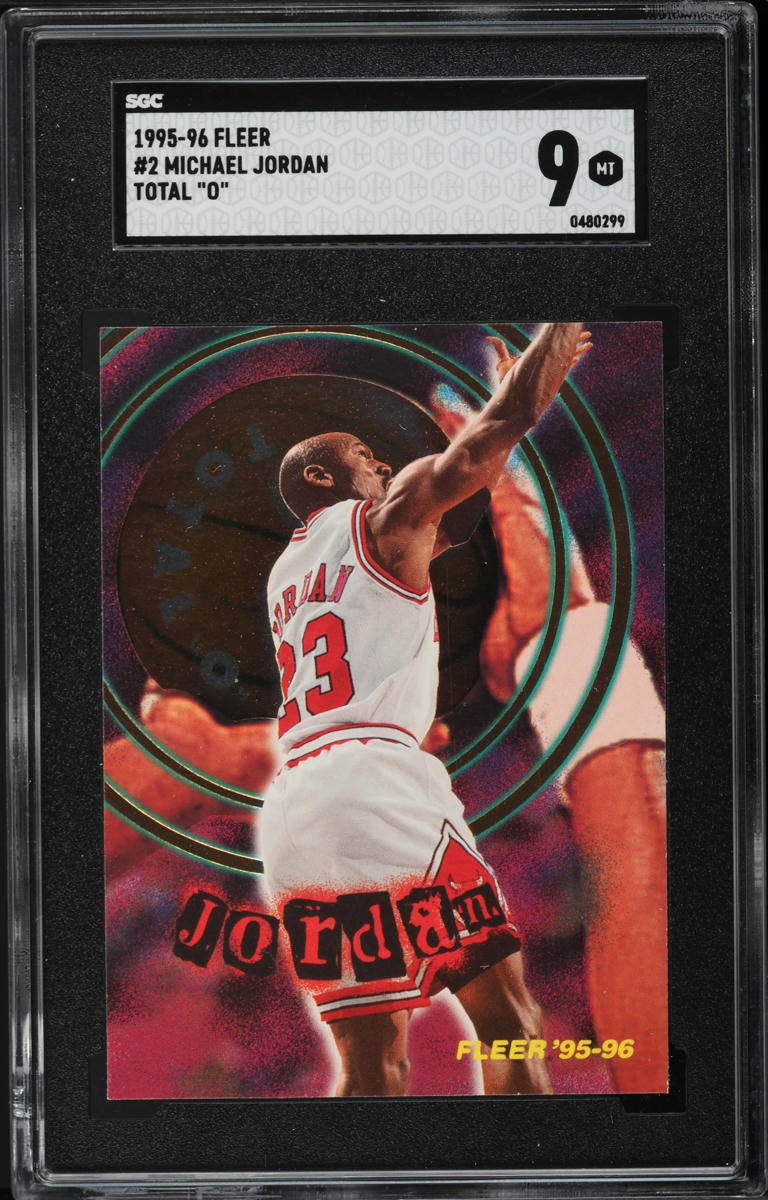 1995 Fleer Total O Michael Jordan #2 SGC 9 MINT