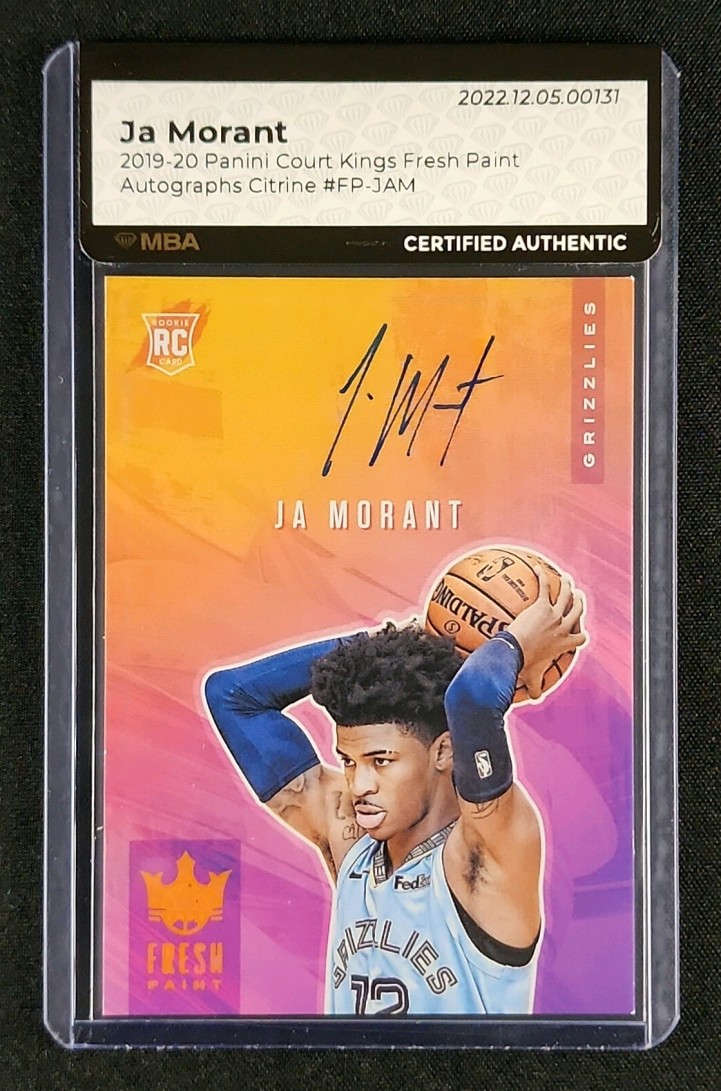 2019 Panini Chronicles Threads Ja Morant ROOKIE #84 CGC AUTH on
