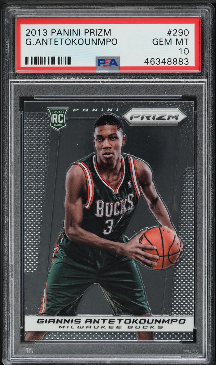 2013 Panini Prizm Giannis Antetokounmpo ROOKIE #290 PSA 10 GEM MINT - Main Image