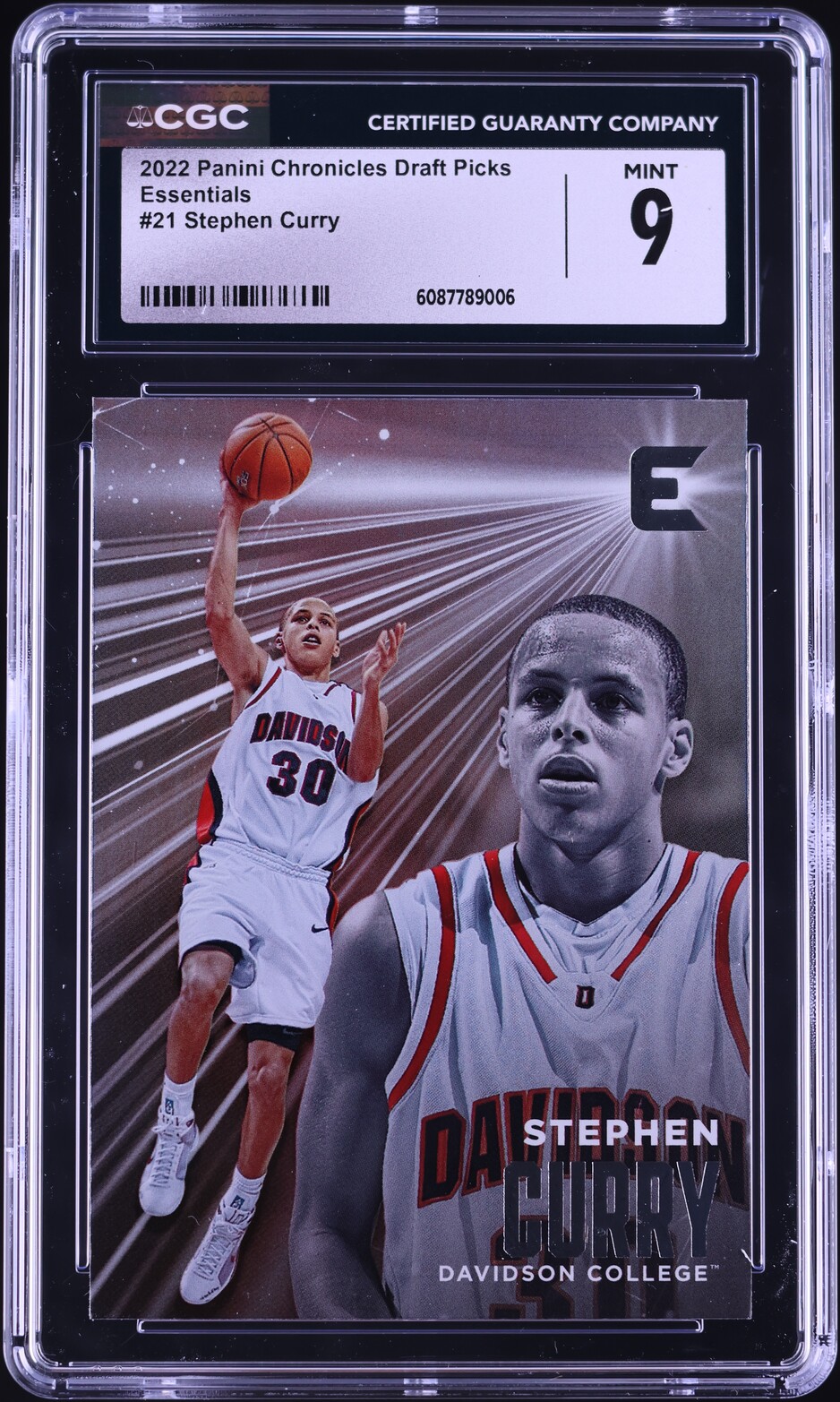 2022 Panini Chronicles Draft Picks Essentials Stephen Curry #21 CGC 9 MINT