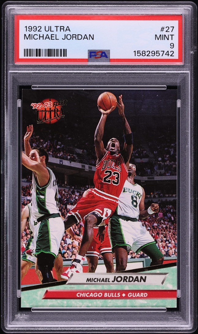 1992 Ultra Basketball Michael Jordan #27 PSA 9 MINT
