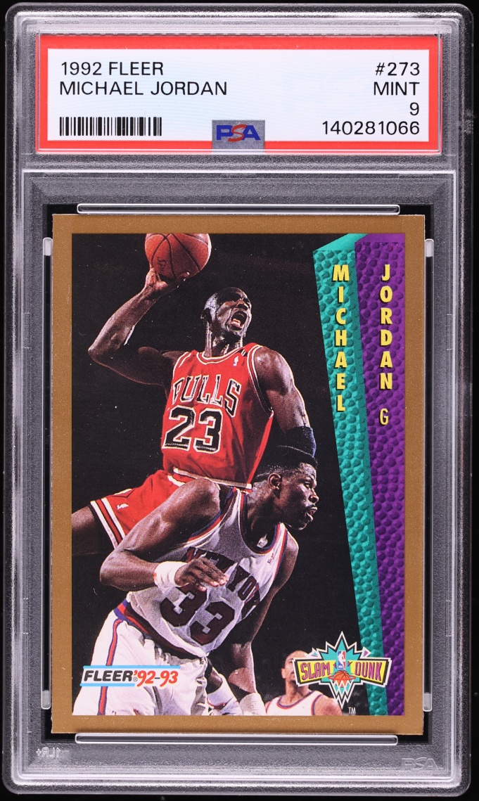 1992 Fleer Basketball Michael Jordan #273 PSA 9 MINT