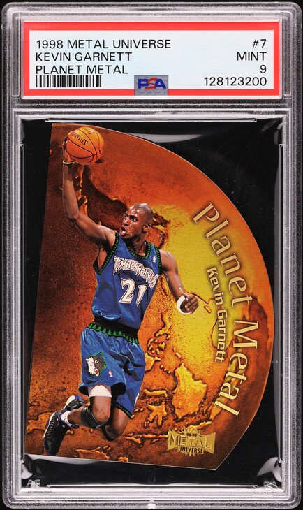 1998 Flair Showcase Row 3 Kevin Garnett #4 CGC AUTH on Fanatics