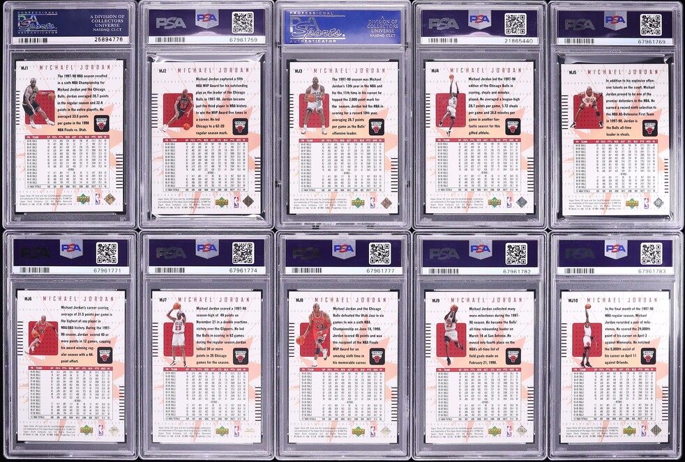 1998レア/100枚限定PSA MICHAEL JORDAN MJx LIVE MICHAEL JORDAN NBA CARD 100枚限定 1998 ⑭ Amazon.com: 1998-99