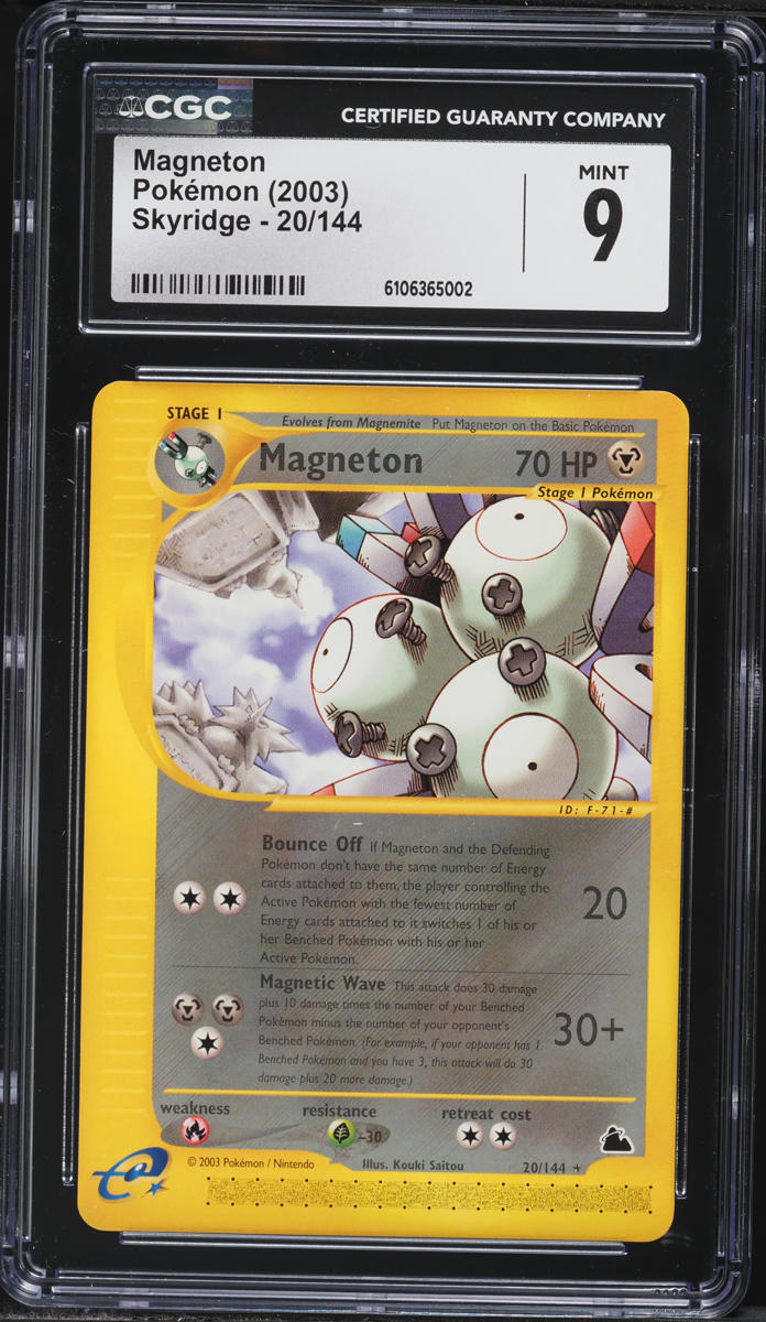 2003 Pokemon Skyridge Magneton #20 CGC 9 MINT