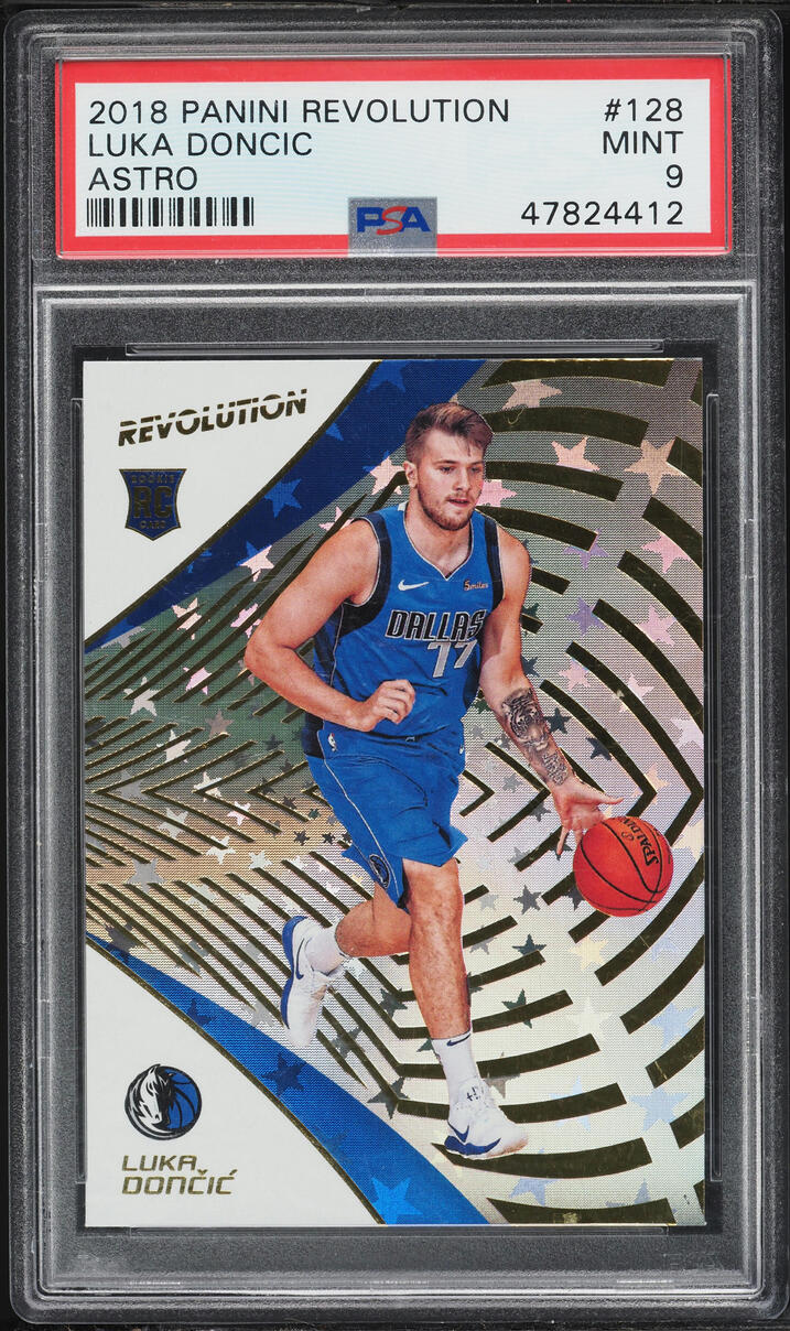 2018 Panini Revolution Astro Luka Doncic ROOKIE #128 PSA 9 MINT