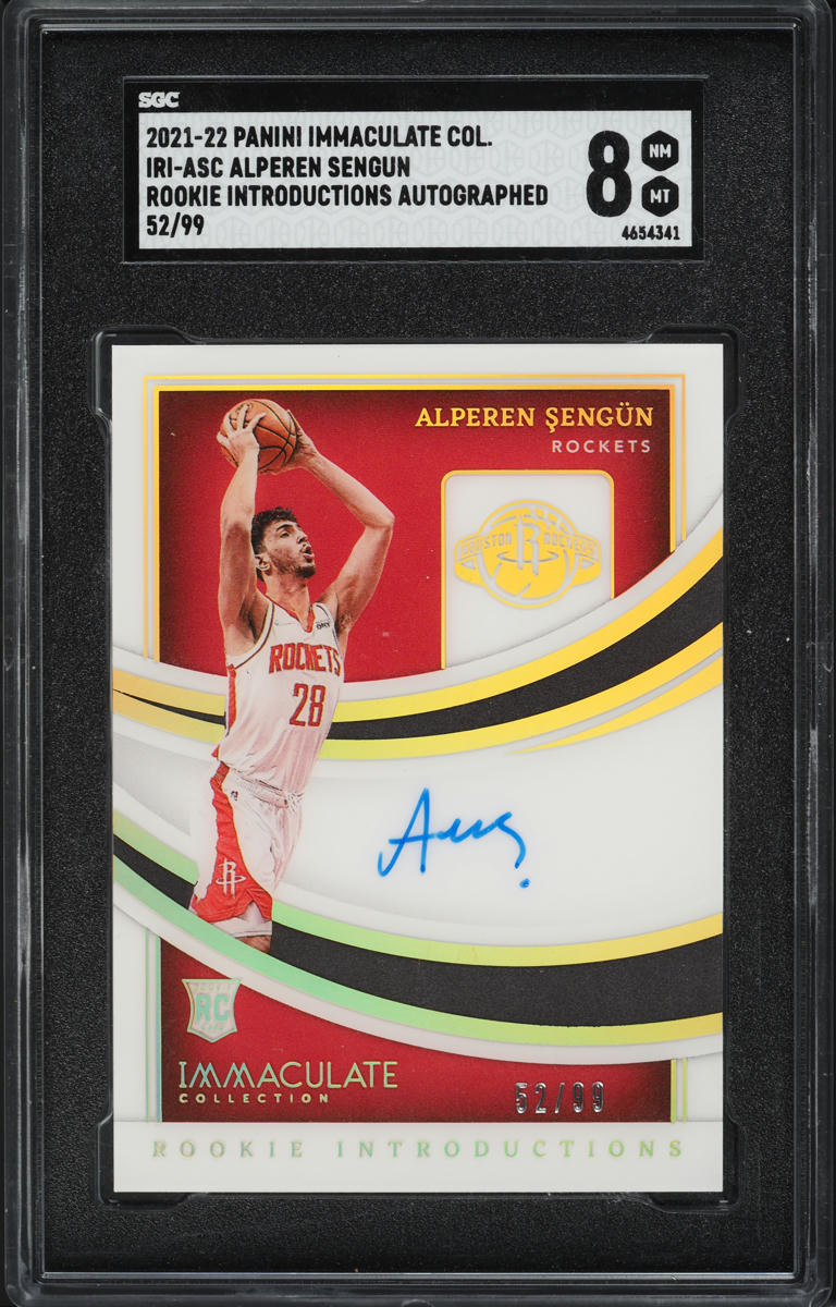 2021 Immaculate Collection Introductions Alperen Sengun