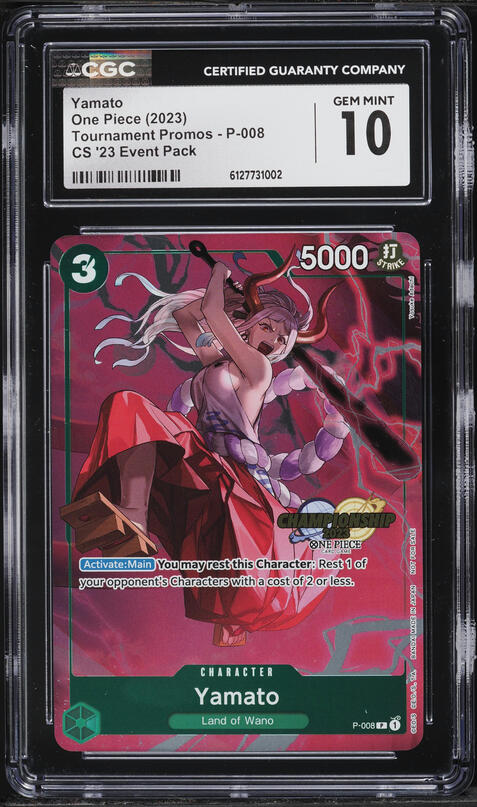 2023 One Piece Japanese Promo Magazine Vol. 17 Yamato #P-046 CGC