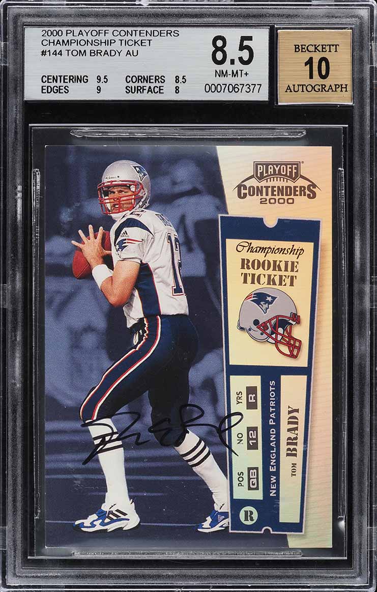 見なきゃ・やらなきゃハドソンよ！！　ポイントラリー参加券　非売品　レア 2000 Playoff Contenders Championship Ticket Tom Brady ROOKIE AUTO