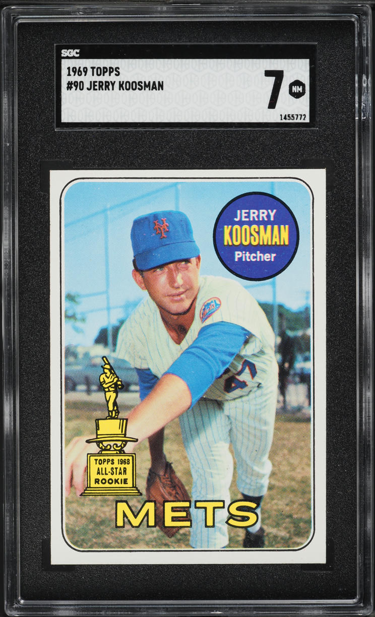 1969 Topps Jerry Koosman #90 SGC 7 NRMT