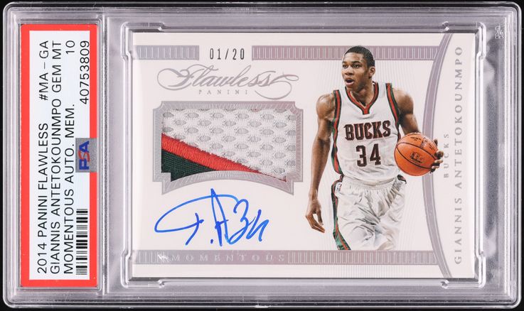 2023 National Treasures Material Treasures Prime Giannis