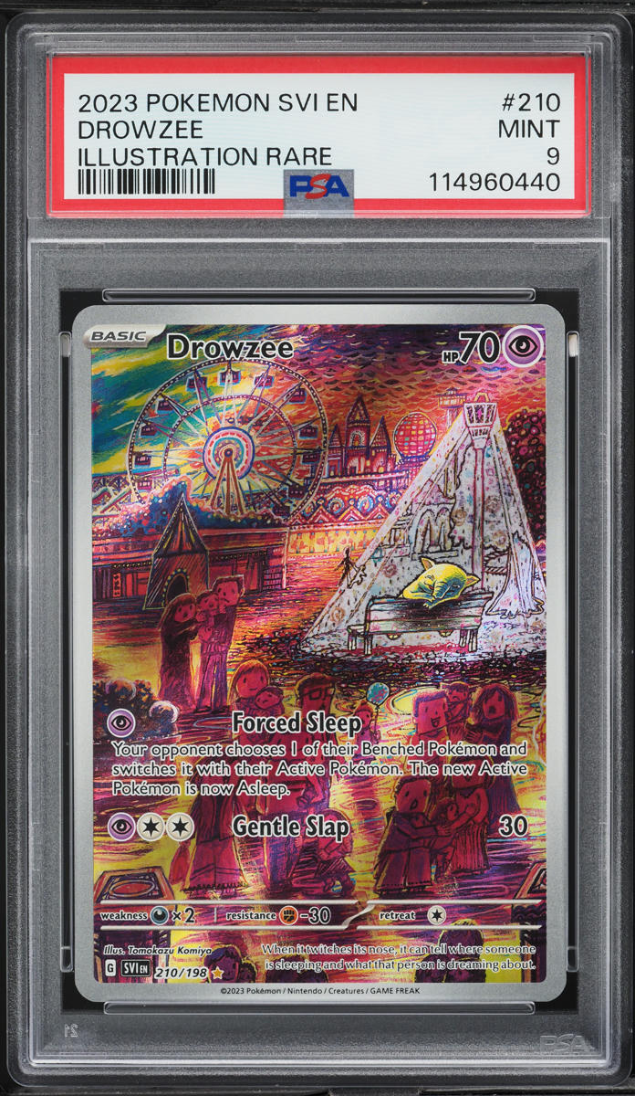 2023 Pokemon Scarlet & Violet IR Drowzee #210 PSA 9 MINT