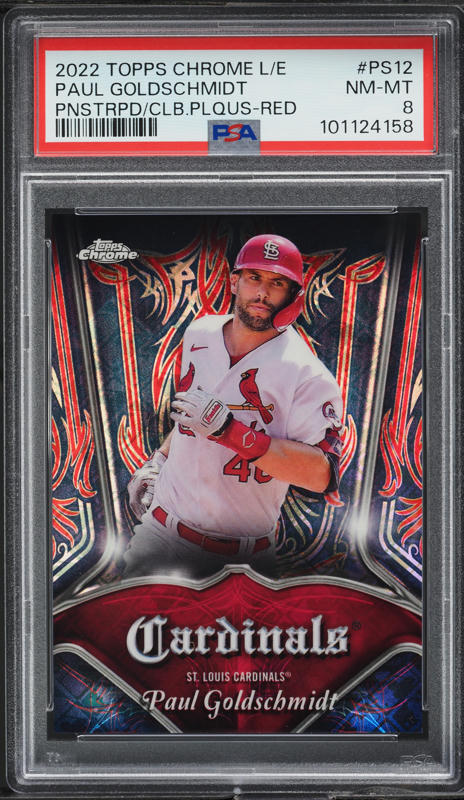 2022 Topps Chrome Sapphire Paul Goldschmidt #535 CGC AUTH on