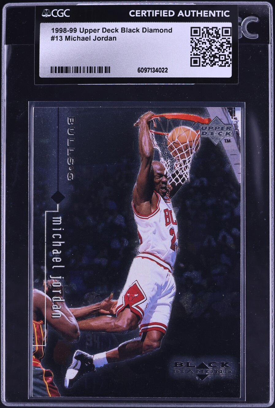 1998 Black Diamond Michael Jordan #13 CGC AUTH