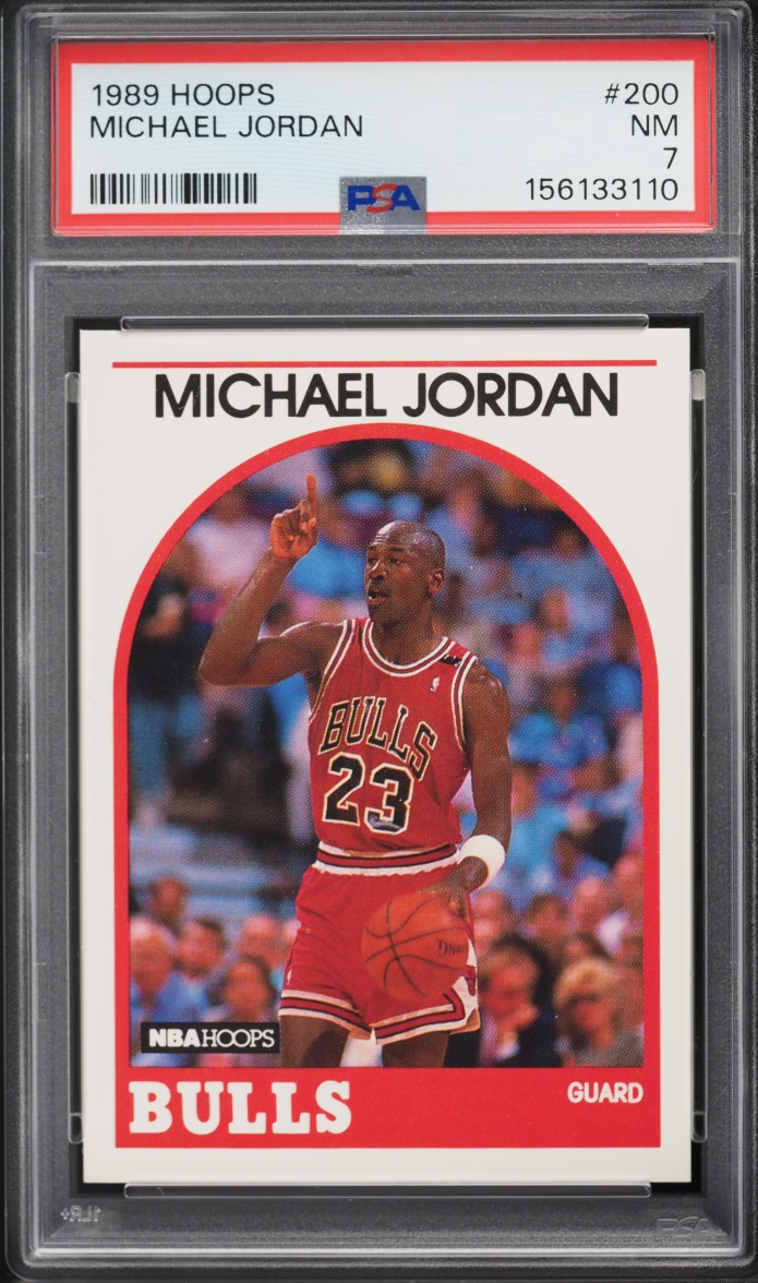 1989 Hoops Michael Jordan #200 PSA 7 NRMT