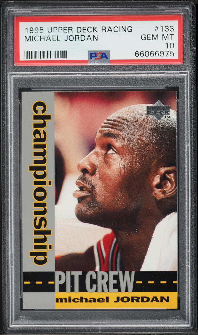 1995 Upper Deck Racing Michael Jordan #133 PSA 10 GEM MINT