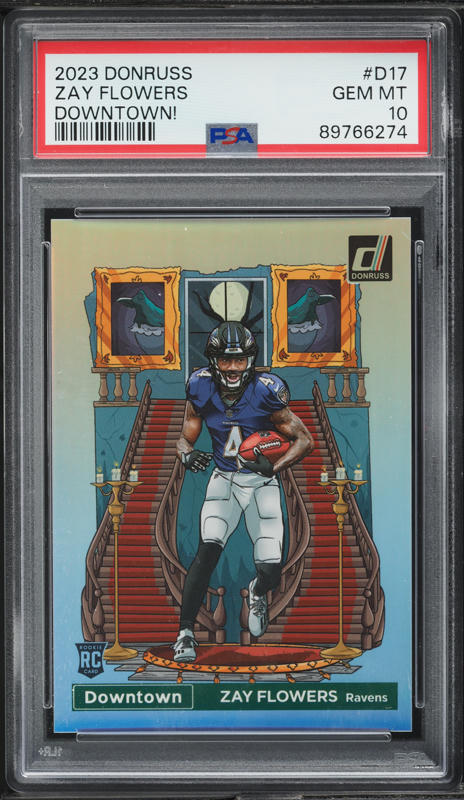 2023 Panini Phoenix Contours White Shimmer Zay Flowers ROOKIE