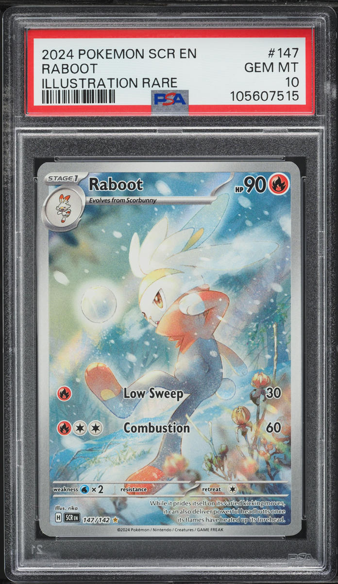 2024 Pokemon Scarlet & Violet Stellar Crown IR Raboot #147 PSA 10 GEM MINT
