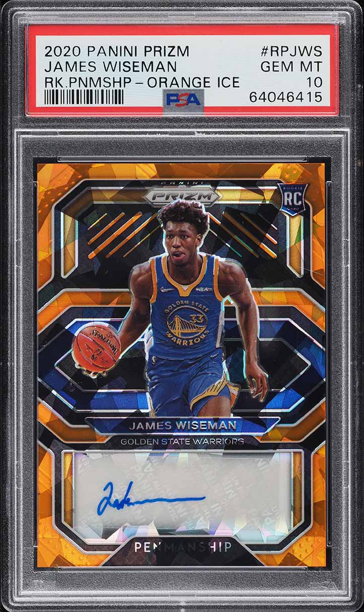 Prizm Rookie James Wiseman Auto PSA 【公式通販】