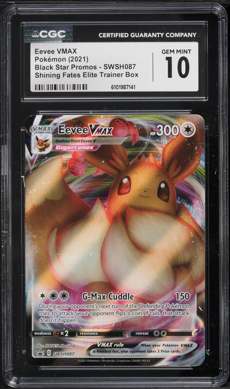 2025 Pokemon Chinese SV Gem Pack Vol. 2 Eevee VMAX #0114 CGC 9