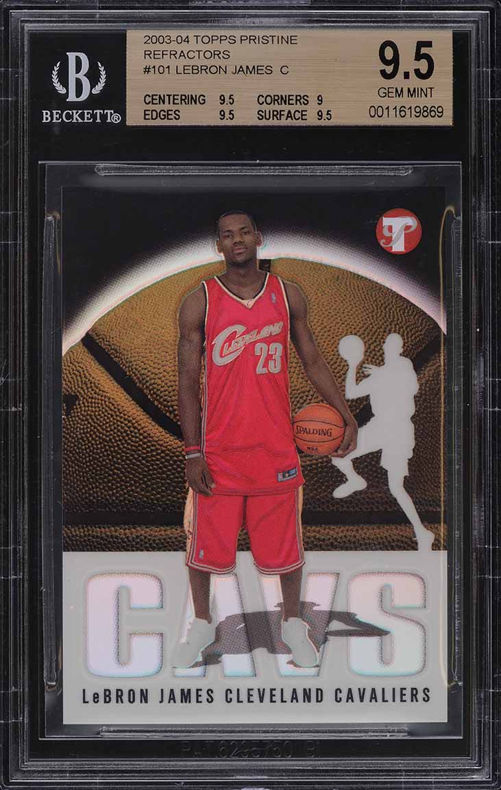 最終価格！　Lebron James 2003 RC /1999 シリ 2003 Topps Pristine Refractor LeBron James ROOKIE /1999 #101