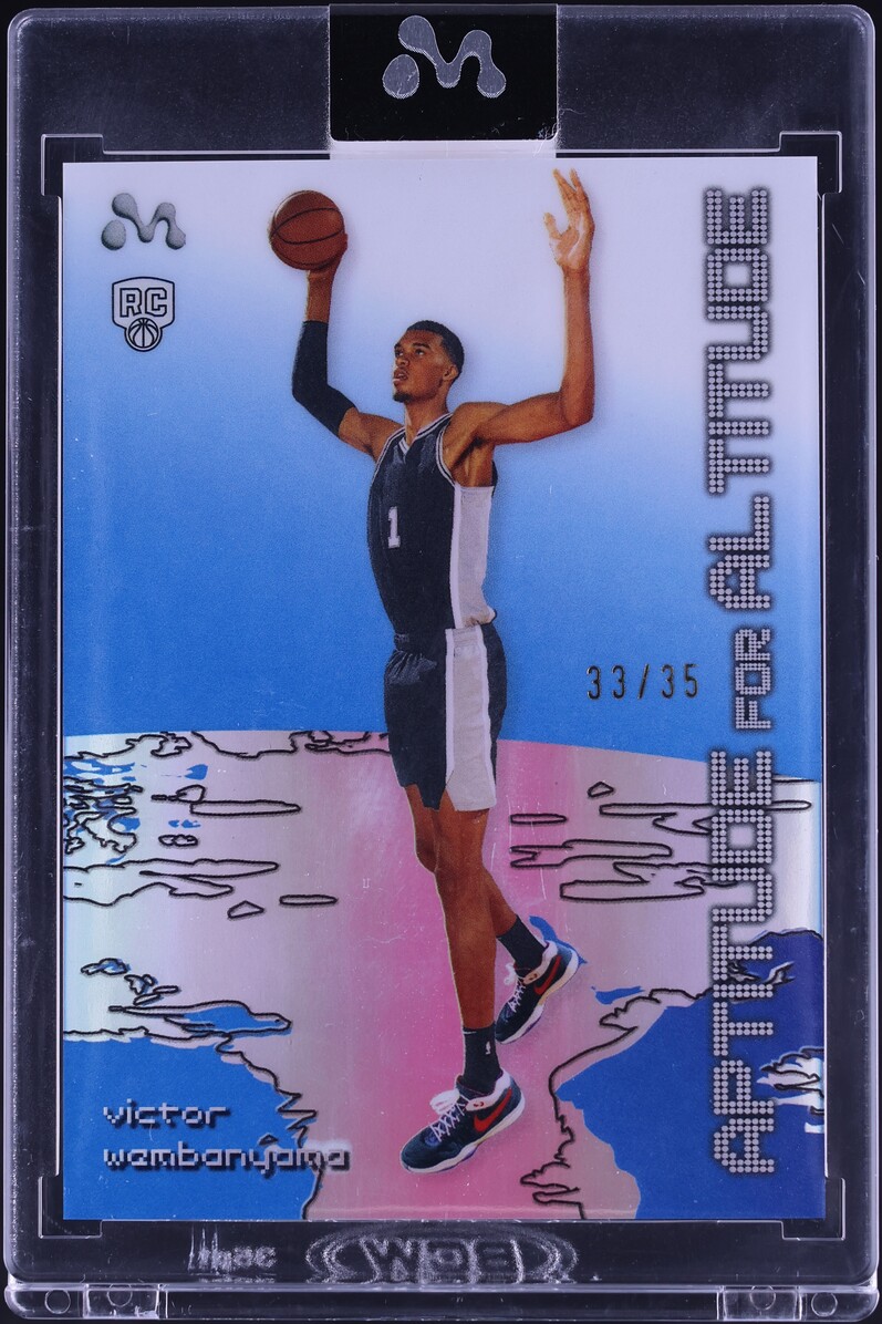 2023 Topps Mercury Aptitude Altitude White Refractor Victor Wembanyama ROOKIE /35 #VW-1
