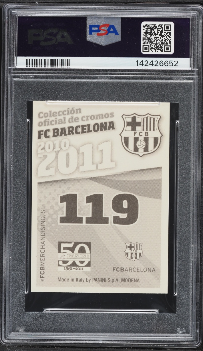 2010 Panini FC Barcelona Lionel Messi #119 PSA 9 MINT