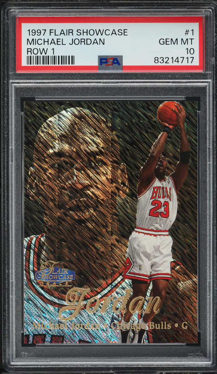 1996 Skybox Z-Force Big Men On Court Michael Jordan #4 BGS 9.5 GEM