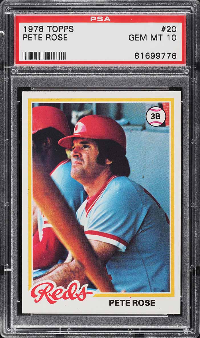 1978 Topps Pete Rose #20 PSA 10 GEM MINT