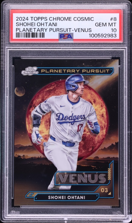 2024 Topps Chrome Cosmic Planetary Pursuit Venus Shohei Ohtani #8 PSA 10 GEM MINT