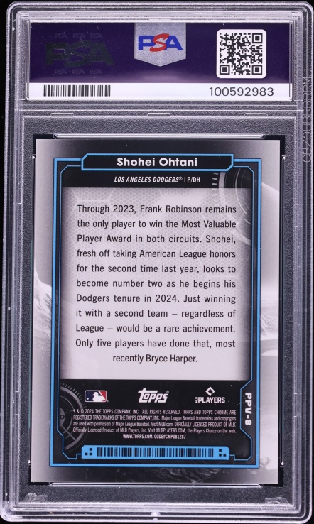 2024 Topps Chrome Cosmic Planetary Pursuit Venus Shohei Ohtani #8 PSA 10 GEM MINT