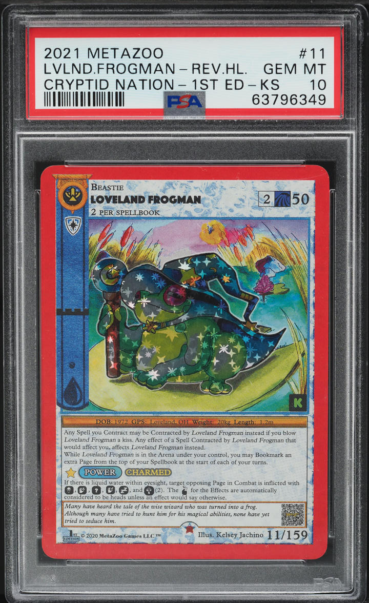 2025 MetaZoo TCG Torrential Tides Alt Art Loveland Frogman #234