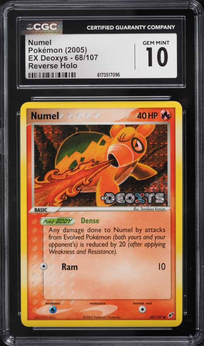 2005 Pokemon EX Deoxys Reverse Holo Numel #68 CGC 10 GEM MINT