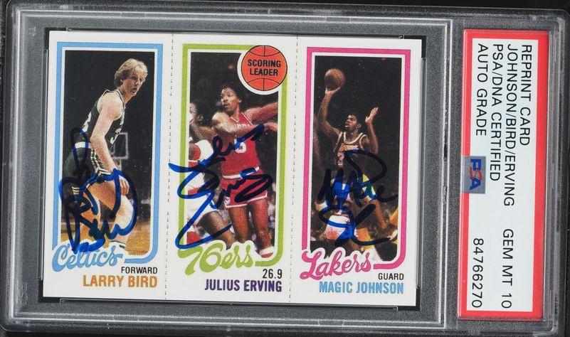 1977 Topps Basketball Julius Erving ALL-STAR #100 CGC 5 EX on