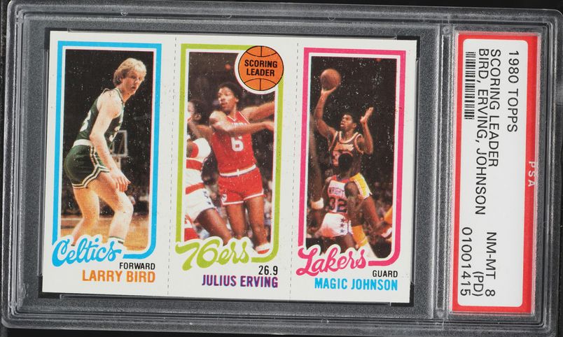 1977 Topps Basketball Julius Erving ALL-STAR #100 CGC 5 EX on