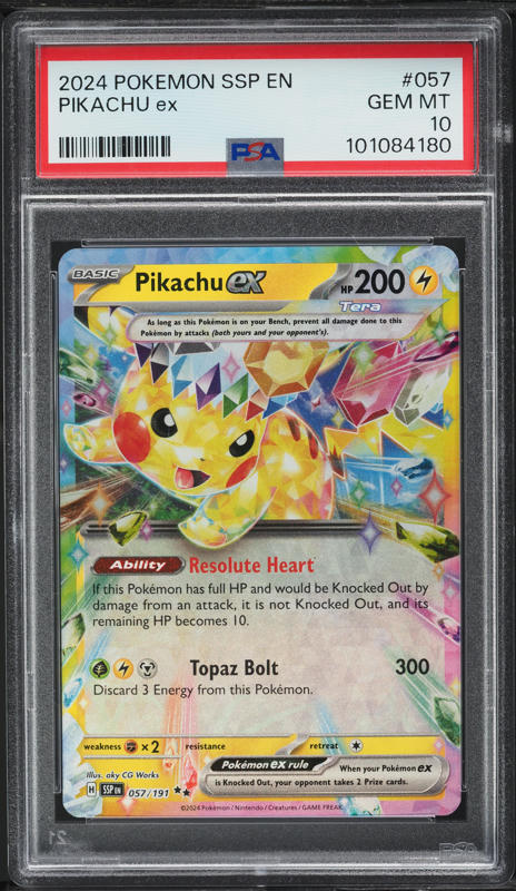 [PSA10] ピカチュウex 2024 RR GEM MINT PSA10] ピカチュウex 2024 RR GEM MINT 2024 ピカチュウ ex