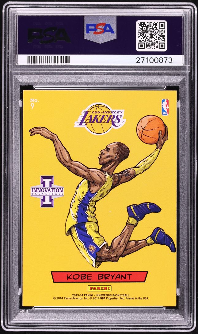 2013 Panini Innovation Kaboom! Kobe Bryant #9 PSA 10 GEM MINT