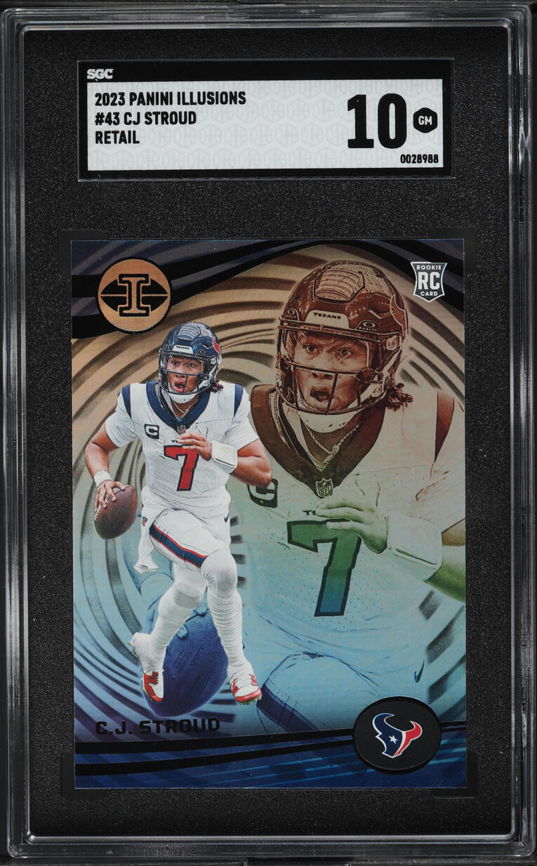 2023 Panini Illusions Retail C.J. Stroud ROOKIE #43 SGC 10 GEM MINT