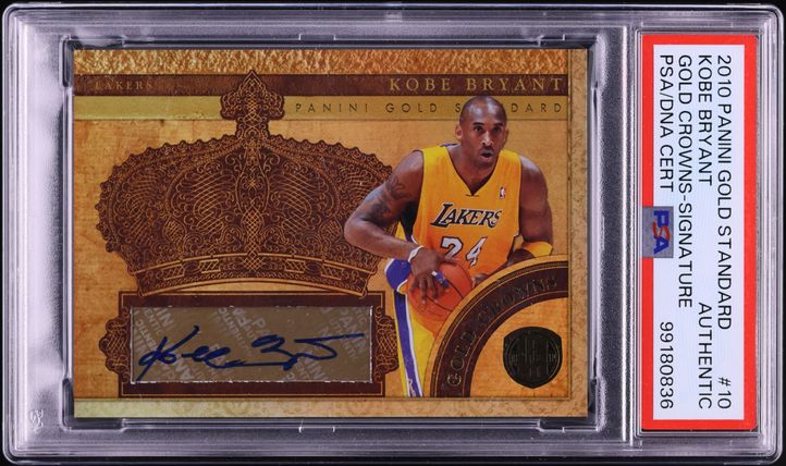その他 Kobe Bryant Limited Edition PSA 10 2010 Panini Gold Standard Crowns Kobe Bryant /299 #10 PSA 9 MINT