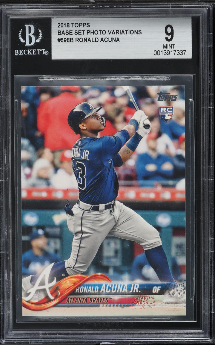 2018 Topps Ronald Acuna Jr. ROOKIE #698 BGS 9 MINT