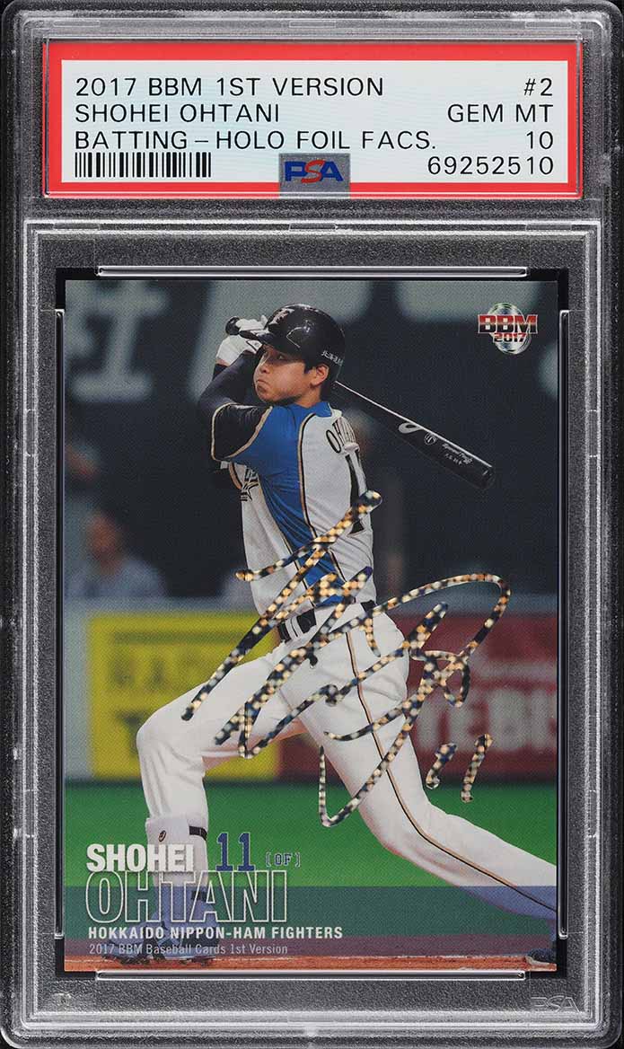 2019 Donruss Artist Proof Shohei Ohtani /10 #164 PSA 10 GEM MINT