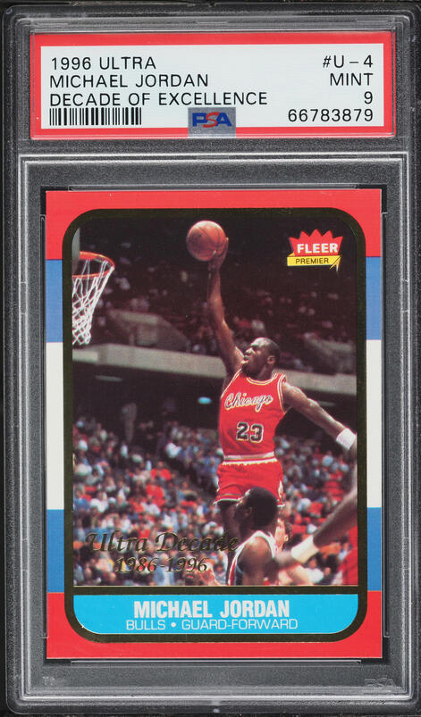 1996 Skybox Z-Force Michael Jordan #179 PSA 9 MINT on Fanatics Collect