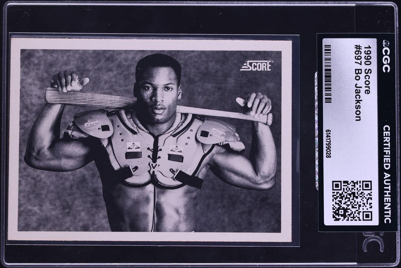 1990 Score Bo Jackson #697 CGC AUTH