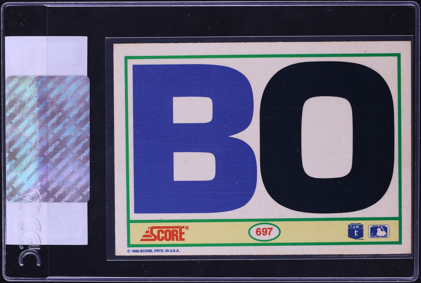 1990 Score Bo Jackson #697 CGC AUTH