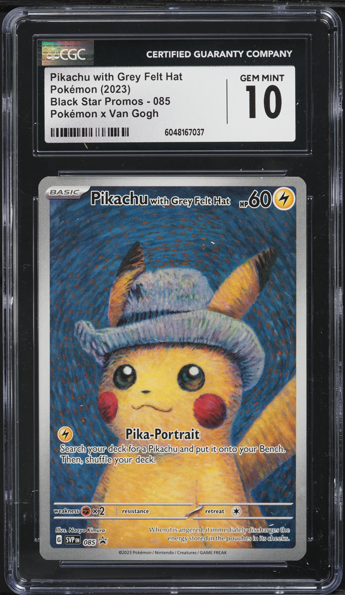 PSA10鑑定済〕Pikachu with Grey Felt Hat(ゴッホピカチュウ)【P