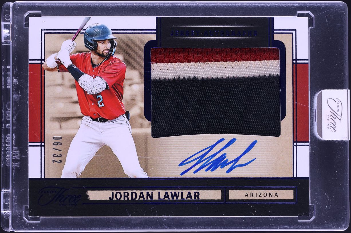 2025 Panini Three And Two Full Count Jordan Lawler PATCH AUTO /32 #JK ...