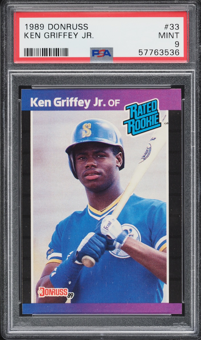1989 Donruss Ken Griffey Jr. ROOKIE #33 PSA 9 MINT