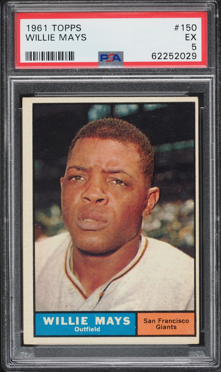 1961 Topps Willie Mays #150 PSA 5 EX