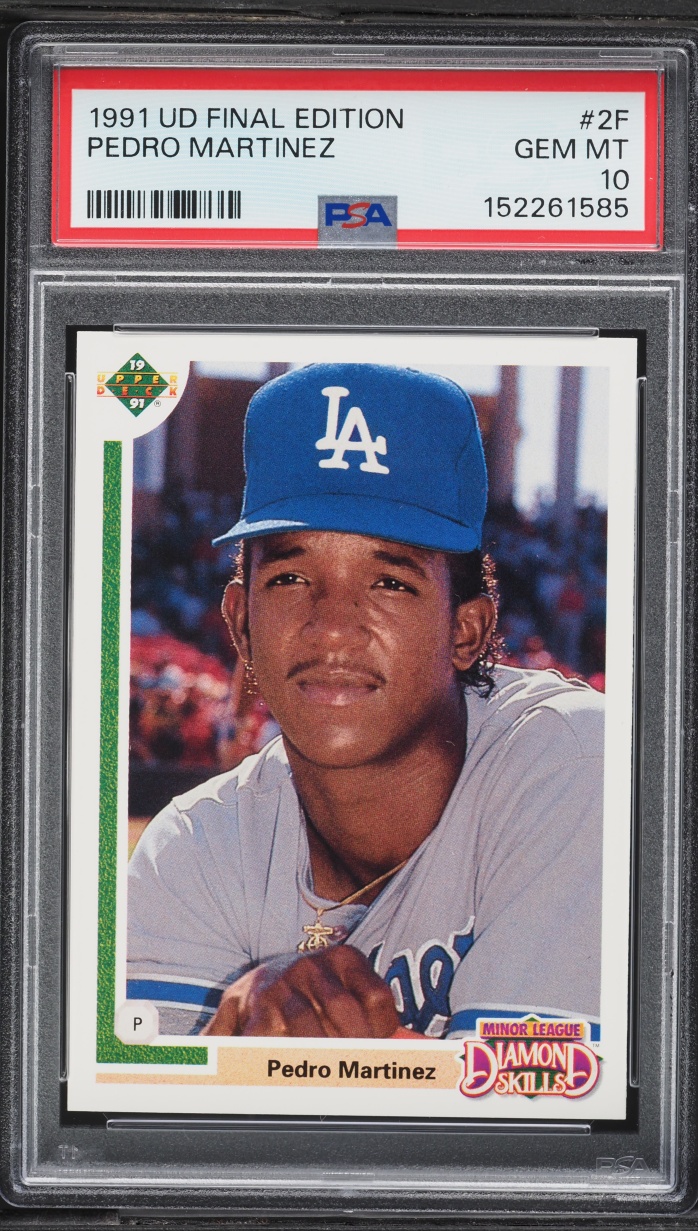 1991 Upper Deck Final Edition Pedro Martinez ROOKIE #2F PSA 10 GEM MINT