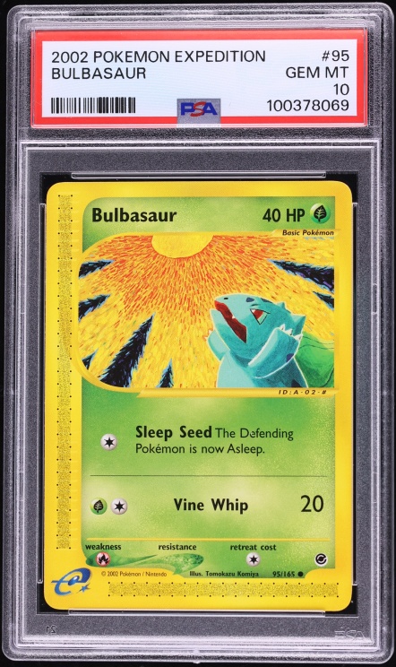 2002 Pokemon Expedition Bulbasaur #95 PSA 10 GEM MINT